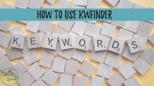 KWFinder, as the name suggests, is a keyword finder